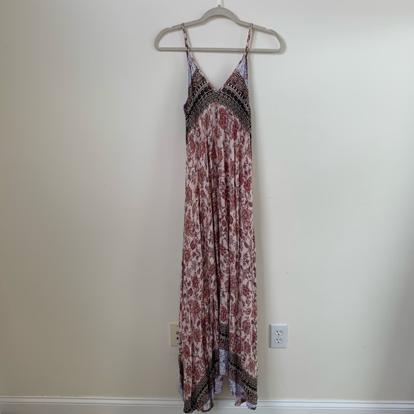 Freeway Boho Asymmetrical Maxi Dress - Picture 2 of 9
